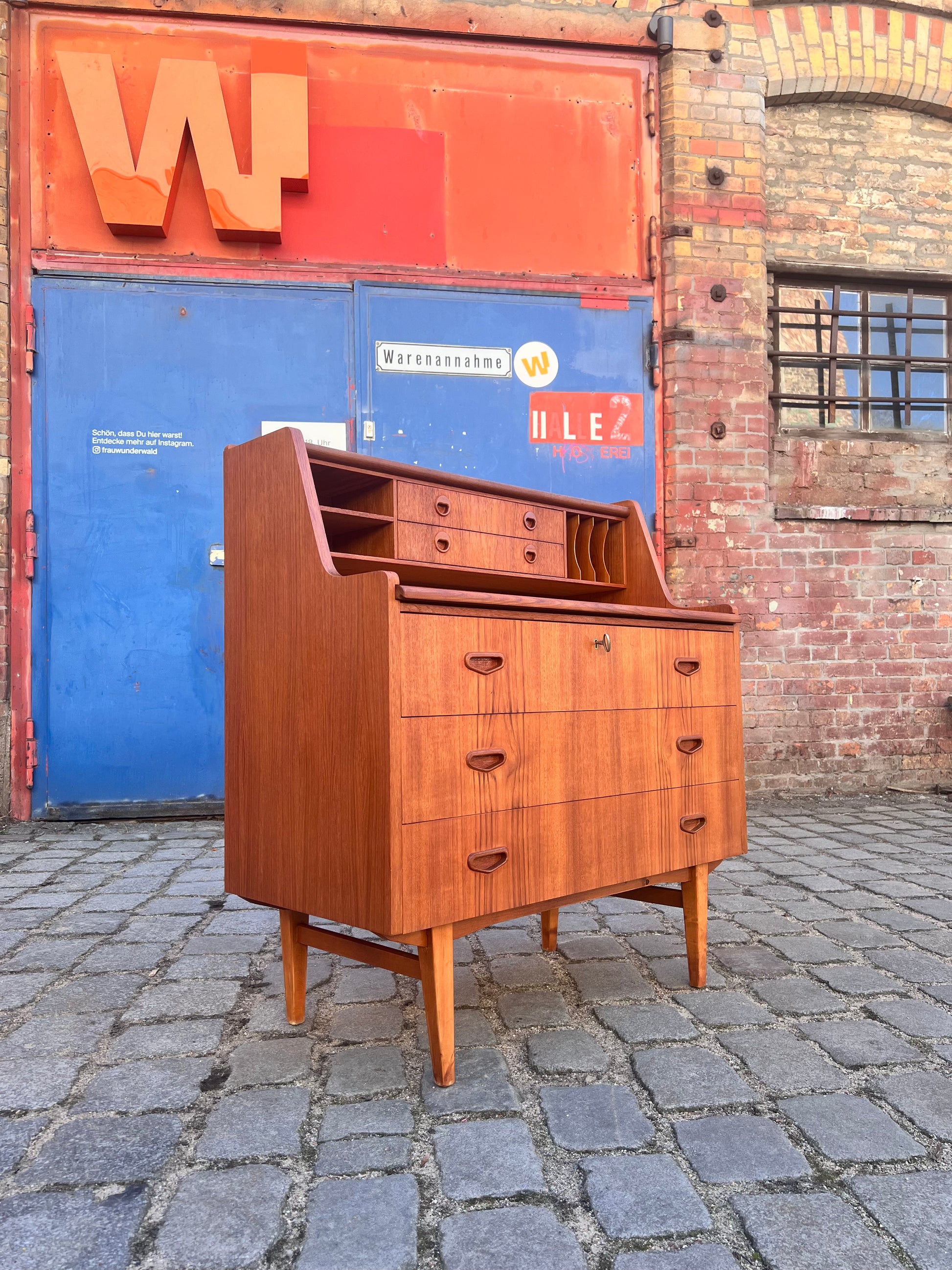 Sekretär Teak aus Dänemark