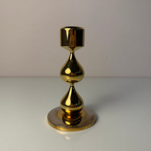 Kerzenständer 24 Karat vergoldet von Hugo Asmussen für Asmussen Design