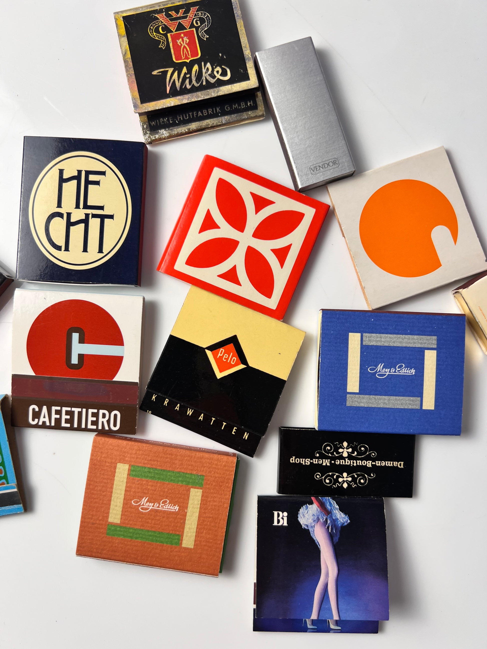 Set: Vintage Streichhölzer Grafik