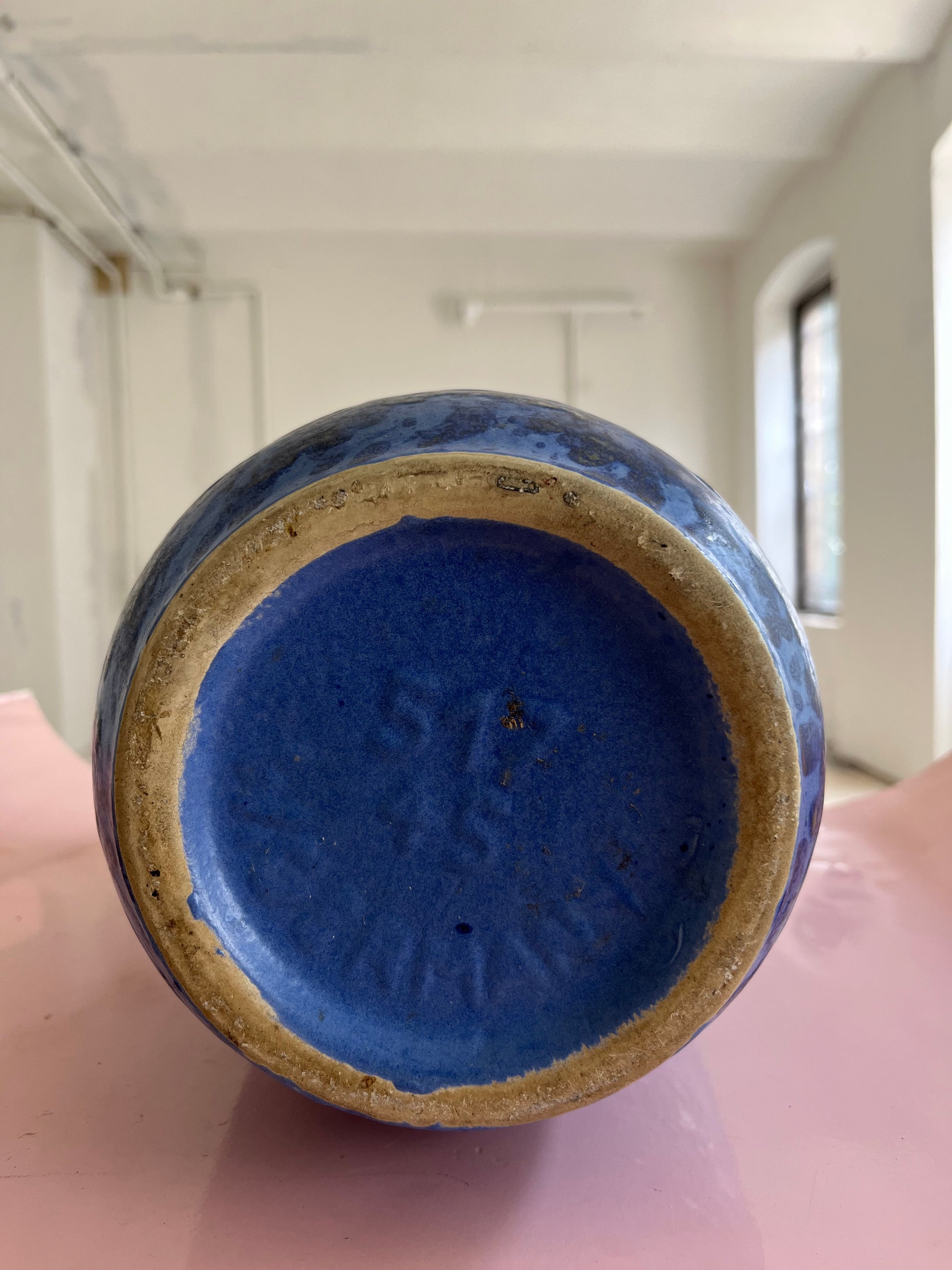 Bodenvase 517-45 dunkelblau von Scheurich West Germany