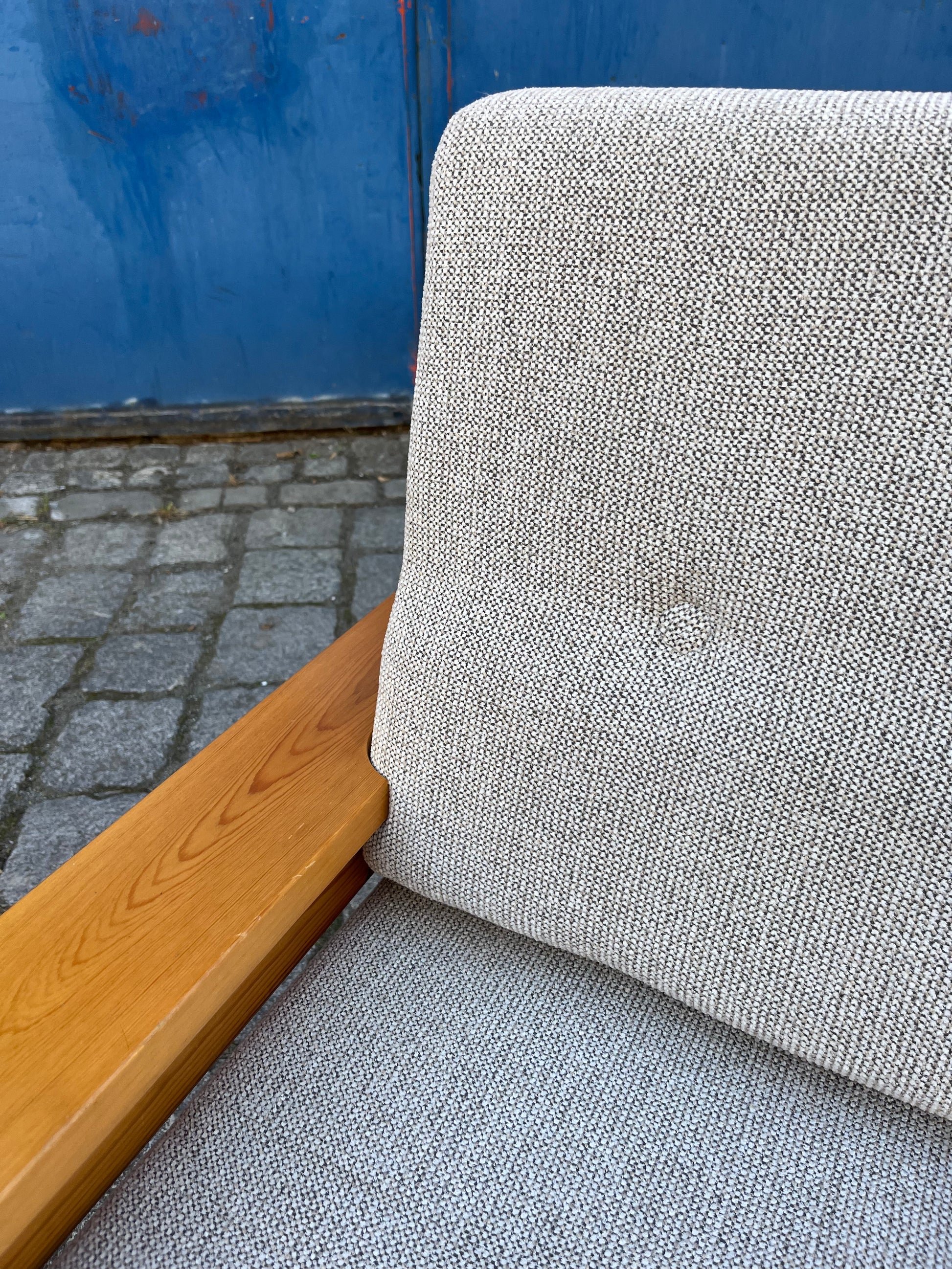 Sessel beige grau Safari Style