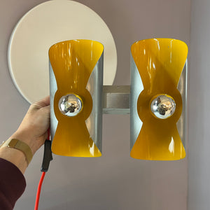 Wandlampe gelb silber von Massive