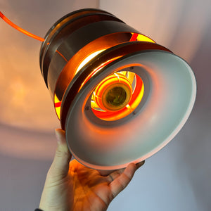 Hängelampe anthrazit orange von Carl Thore