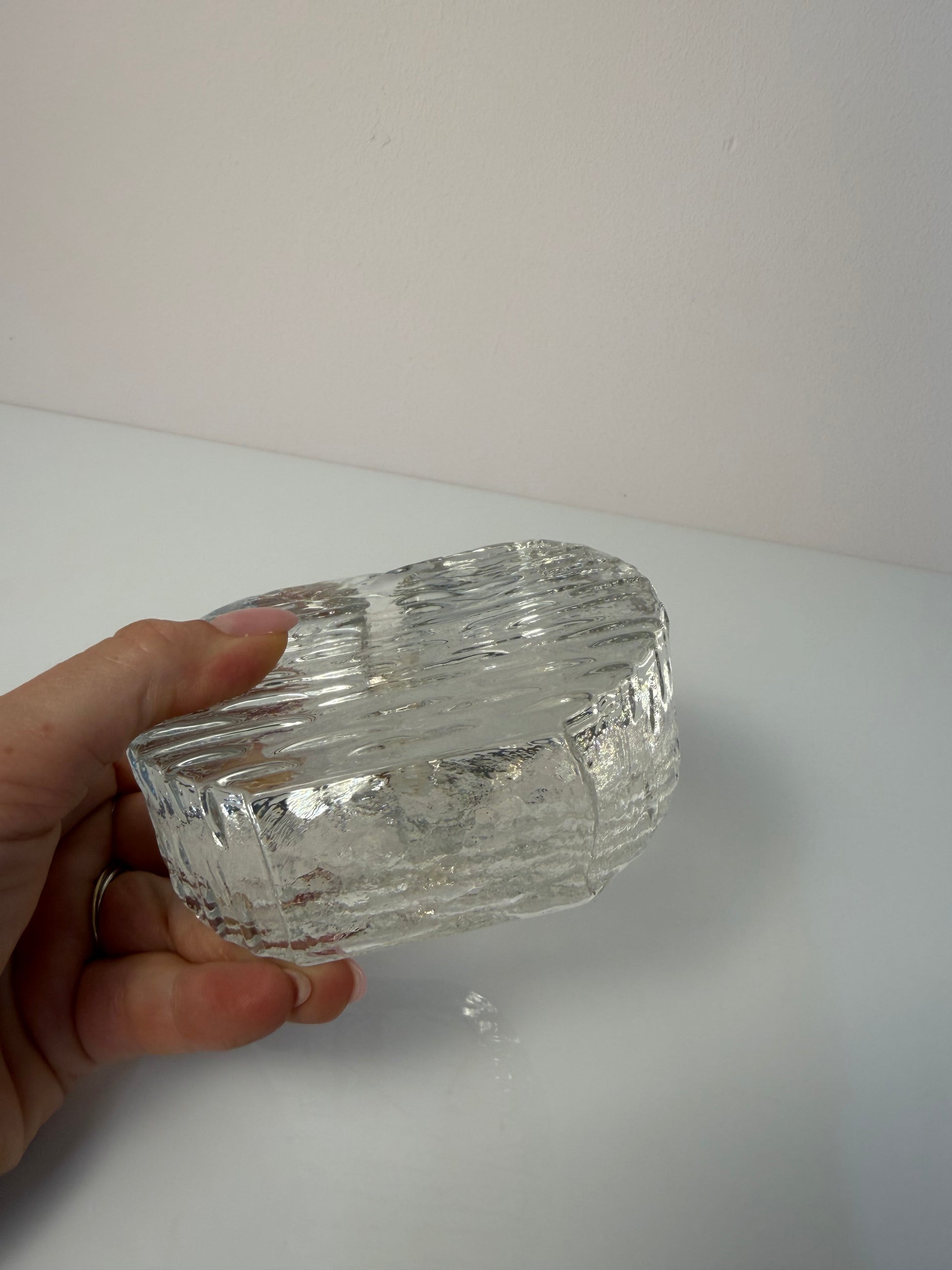 Solifleur Vase Kristallglas von Ritzenhoff