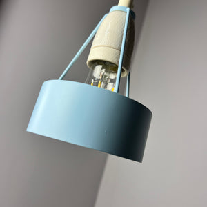 Hängelampe Typ 16800 blau von Louis Poulsen  neu lackiert