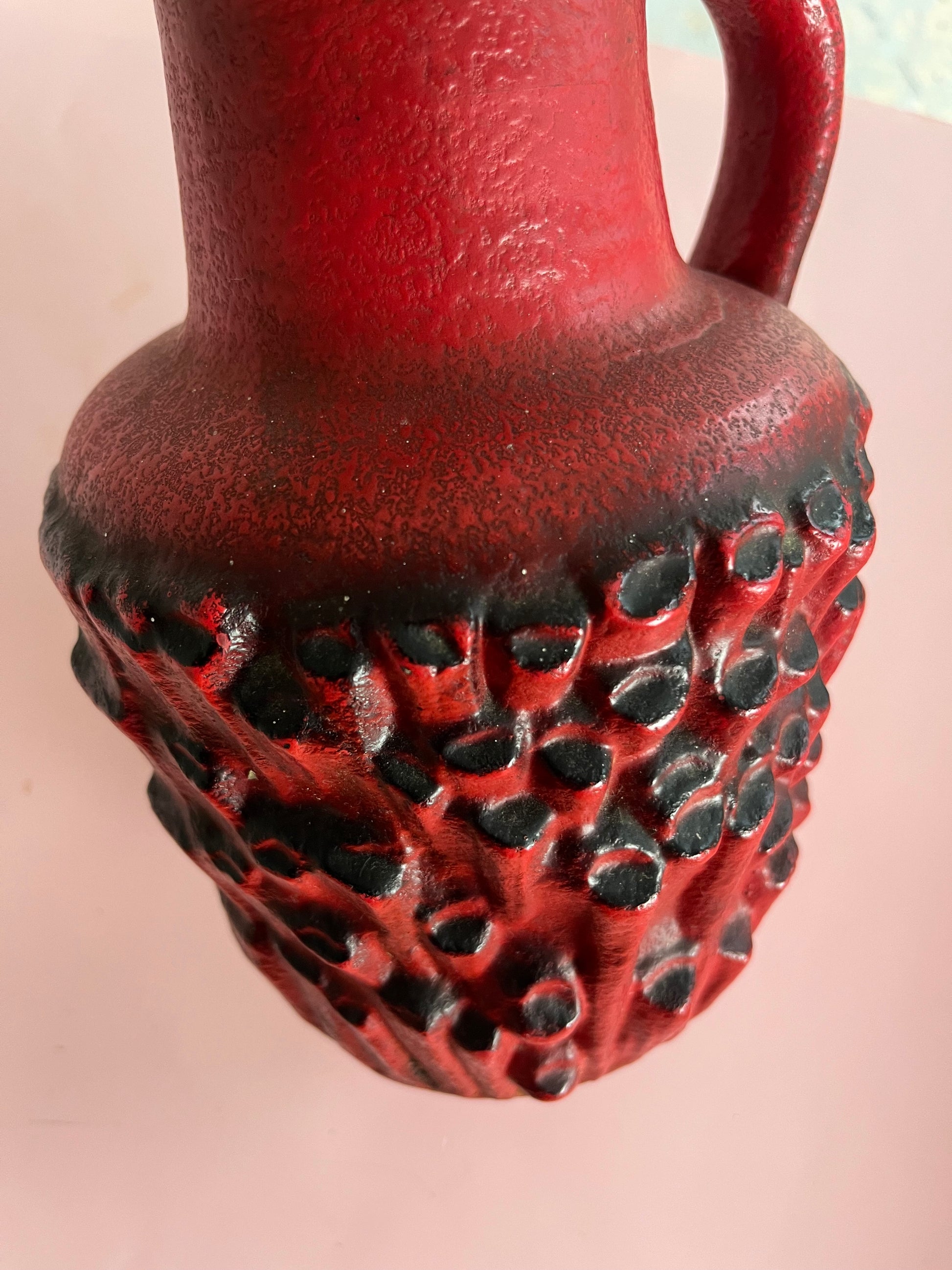 Vase 7587-25 rot von Carstens Keramik