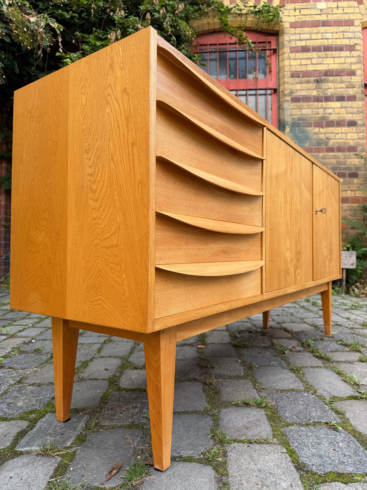 Sideboard Typ 602/K Esche von Franz Ehrlich für Hellerau