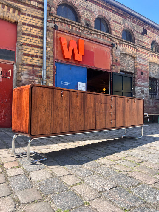 Sideboard Palisander Chrom 70er