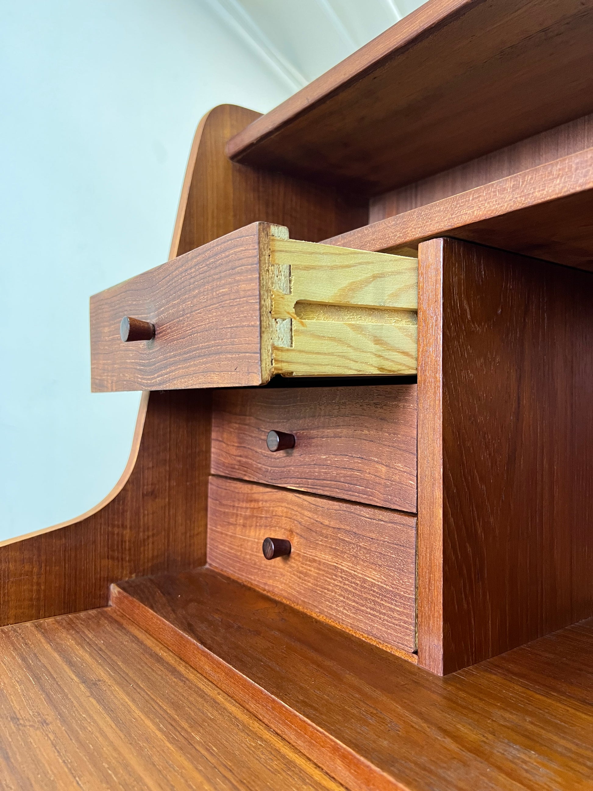 Sekretär Teak aus Dänemark