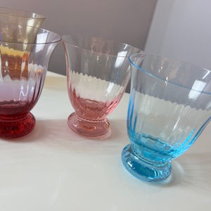 Set: 7x Wasserglas bunt