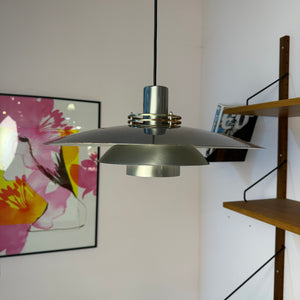 Lamellenlampe Leto silber kupfer von Top Lamper