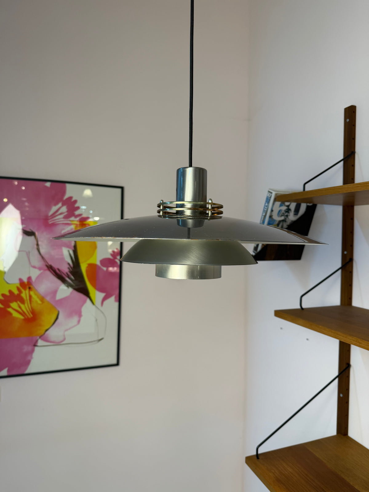Lamellenlampe Leto silber kupfer von Top Lamper