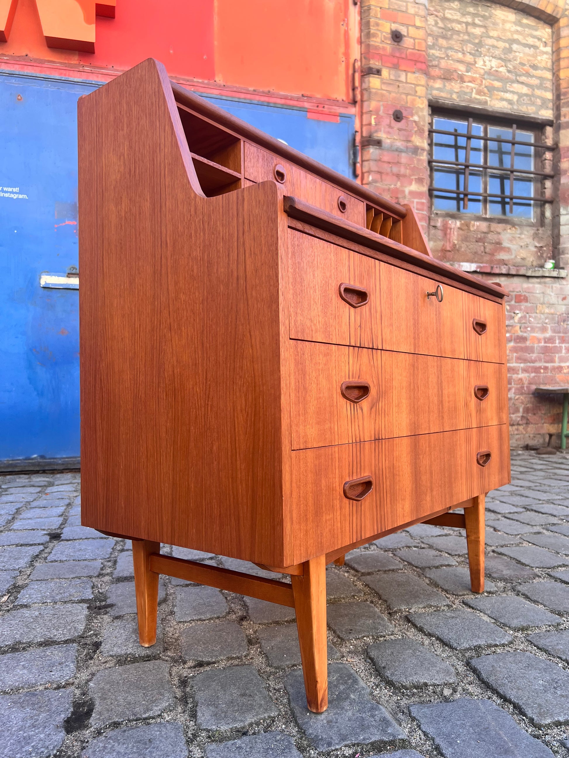 Sekretär Teak aus Dänemark