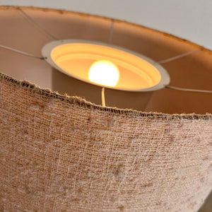 Stehlampe Chrom mit Stoff-Schirm von STAFF