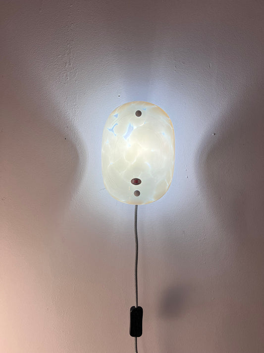 Wandlampe weiß Glas von EL Light aus Dänemark