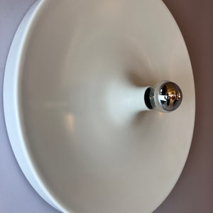 Wandlampe Diskus 50 cm weiß von Charlotte Perriand für Honsel