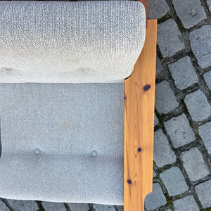2-Sitzer Sofa beige grau Safari Style
