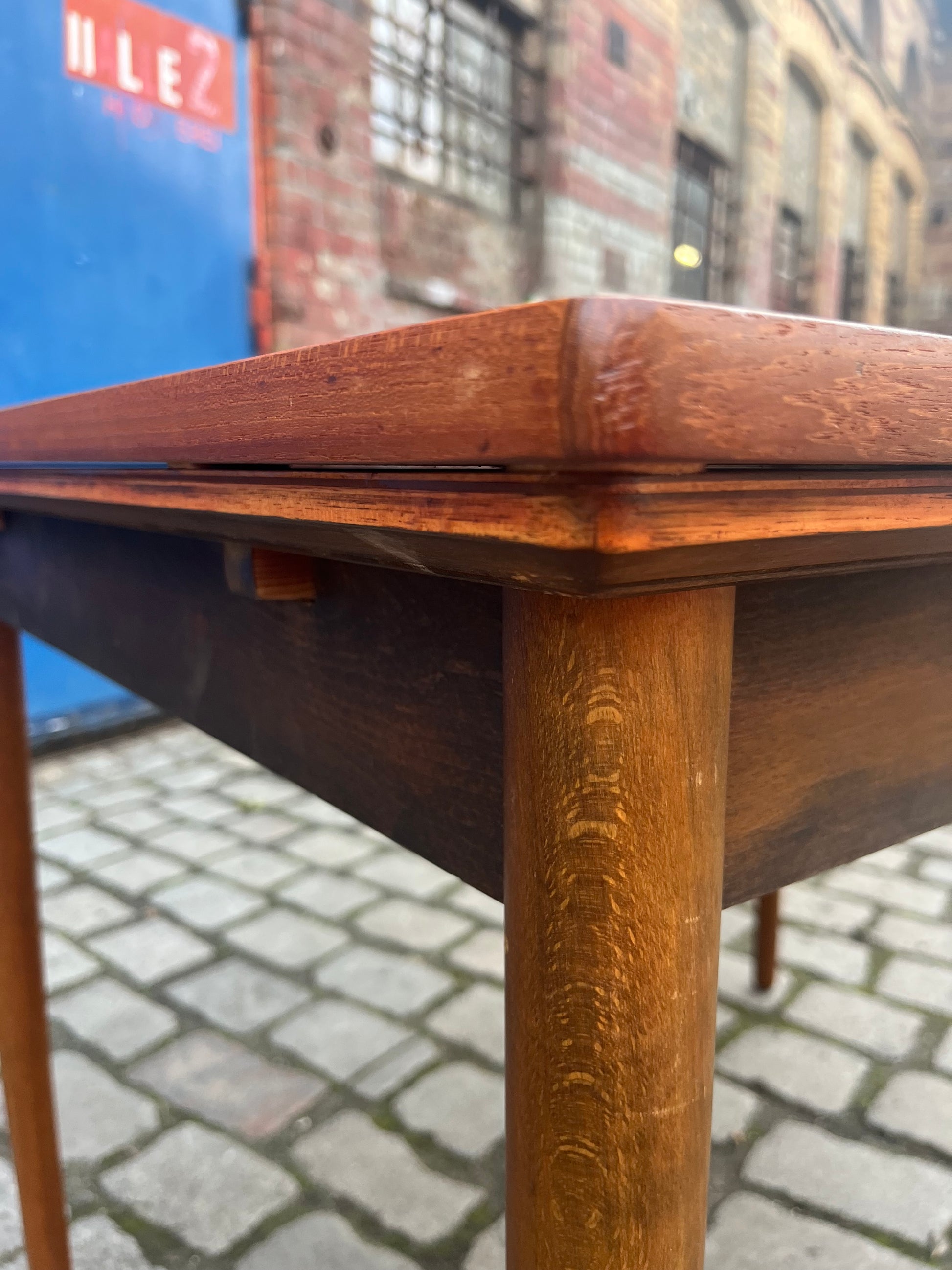 Esstisch Teak & Eiche ausziehbar aus Dänemark