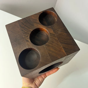 Großer Würfel Teak aus Dänemark