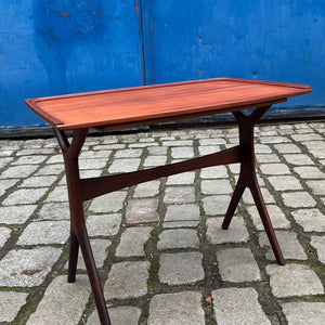 Beistelltisch Teak mit Auszug aus Dänemark