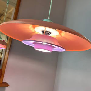 Lamellenlampe neu lackiert Dänemark
