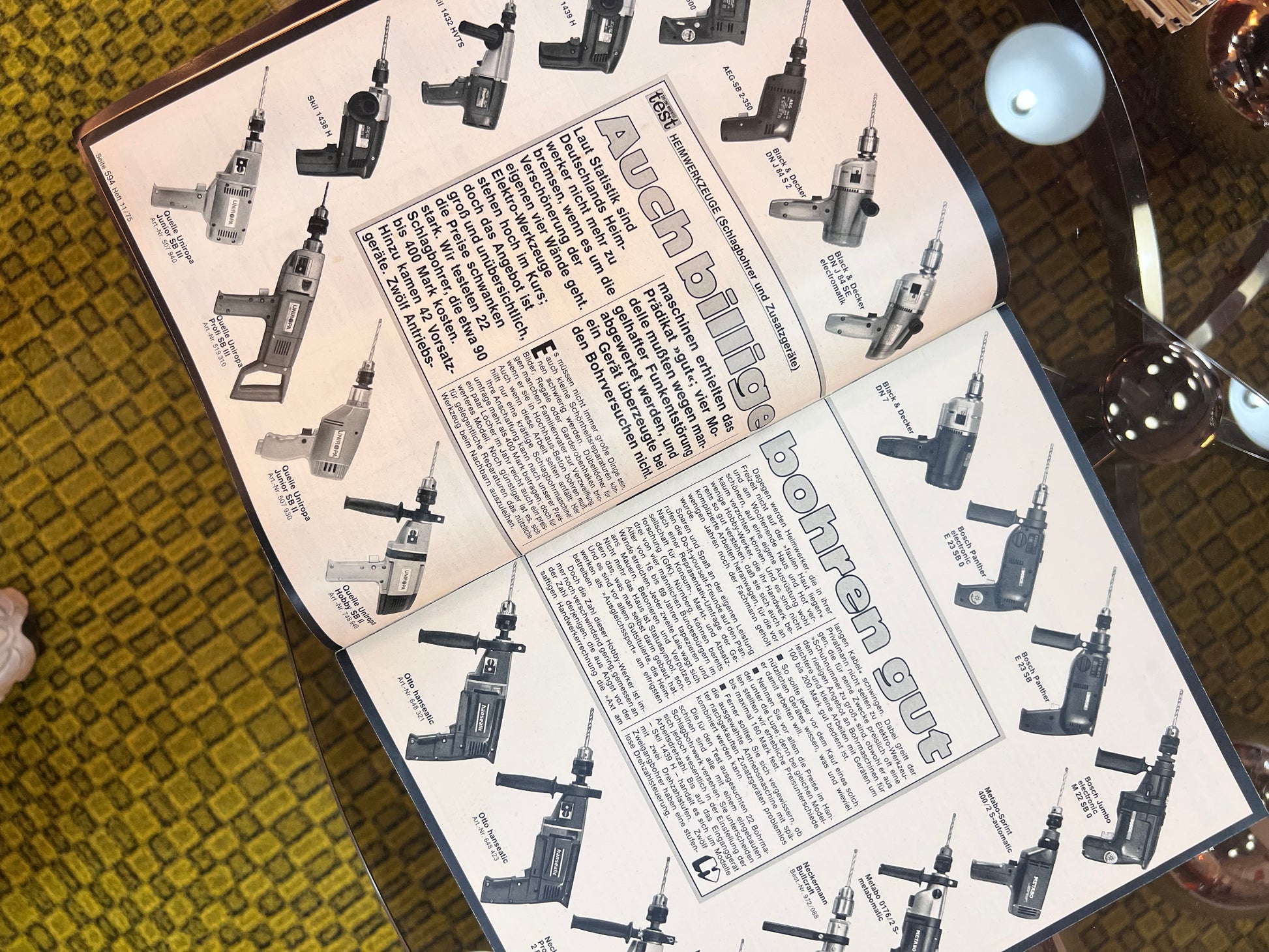 Stiftung Warentest Zeitschrift November 1975