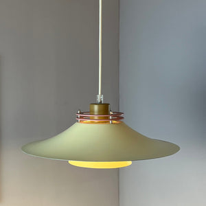 Lamellenlampe neu lackiert creme rosa braun