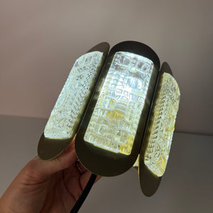 Wandlampe gold Glas von Vitrika
