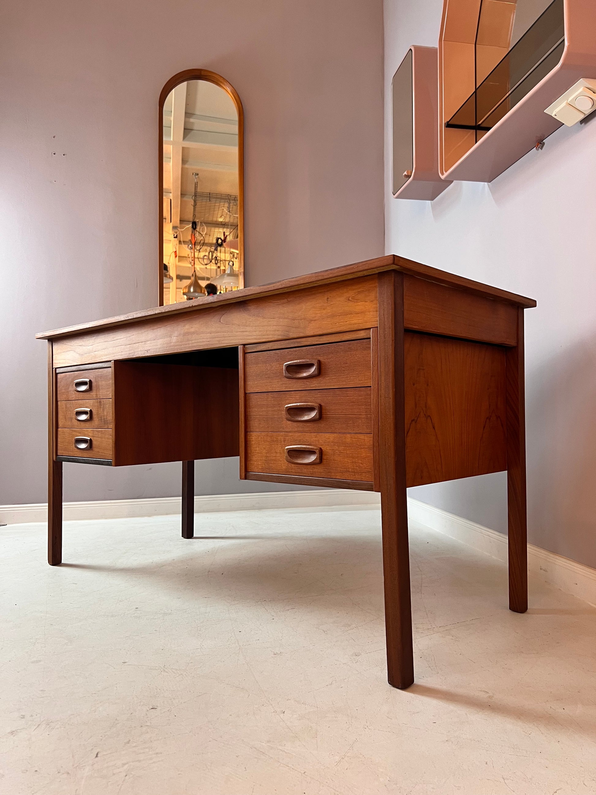 Schreibtisch Teak aus Dänemark