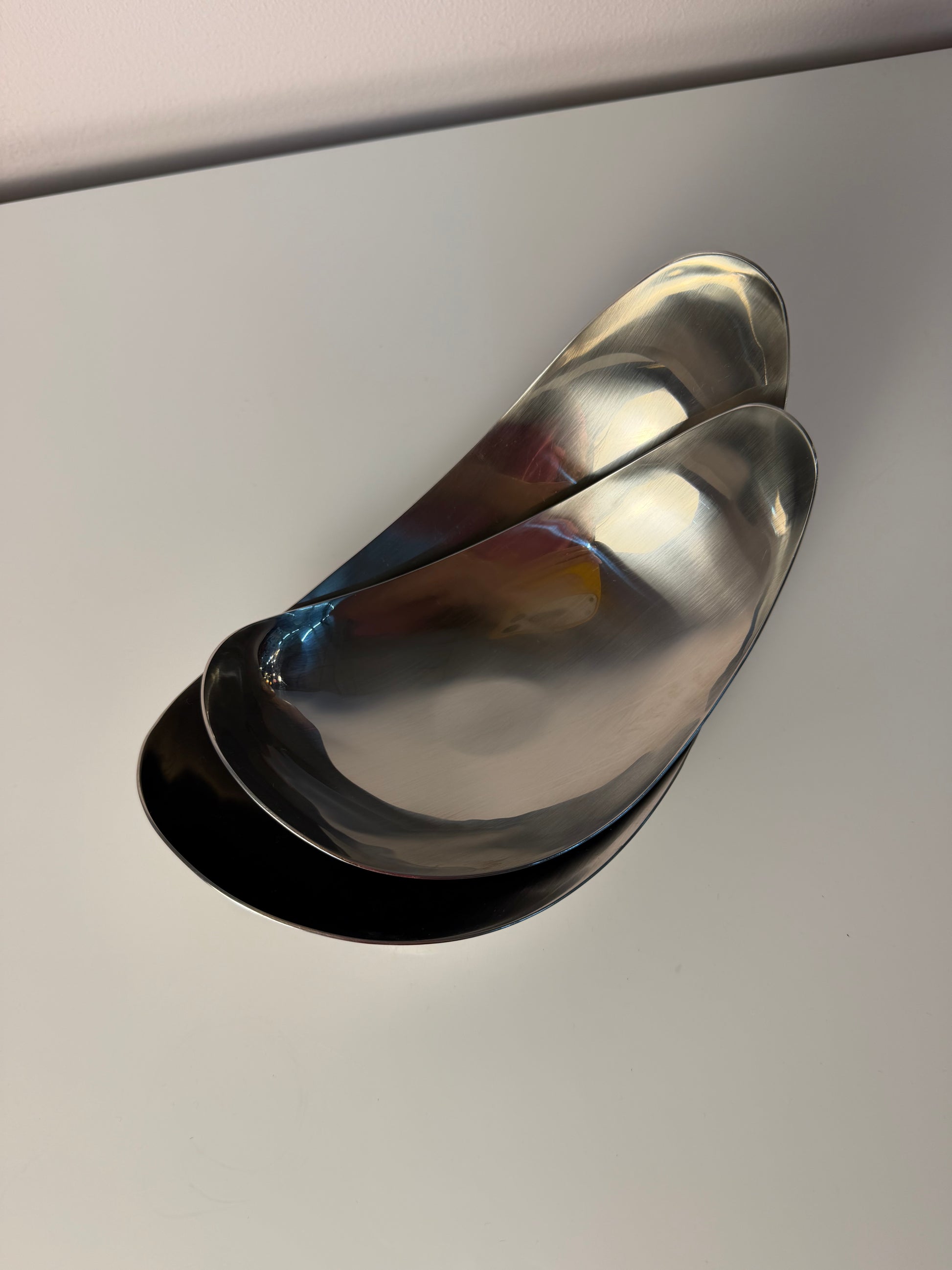 Set: Servierschalen Leaf von Helle Damkjær für Georg Jensen