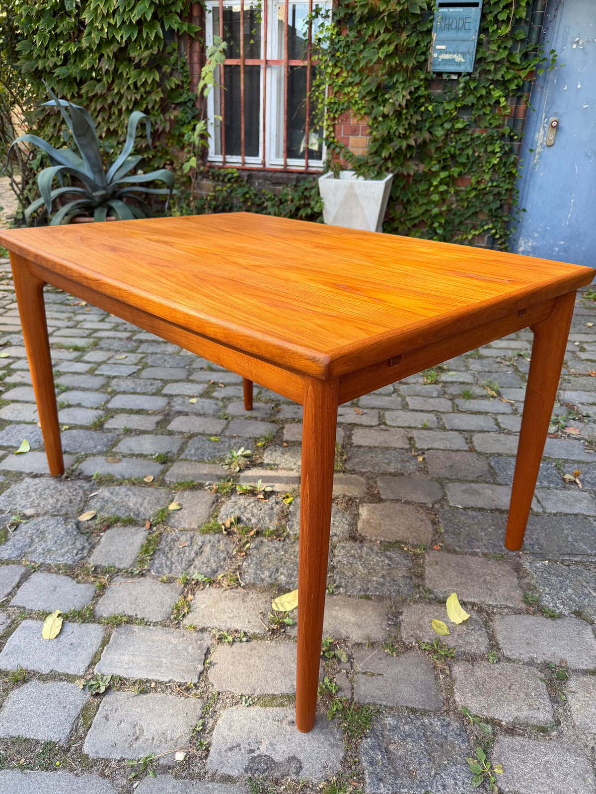 Ausziehbarer Esstisch Teak von Grete Jalk für Glostrup