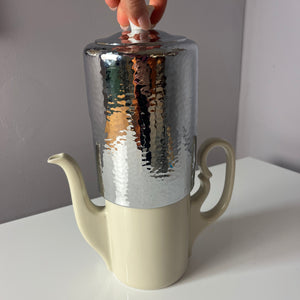 Kaffeekanne mit Warmhalter von J. Kronester Bavaria