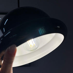 Hängelampe Bowlerhat schwarz