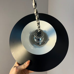 Lamellenlampe schwarz aus Dänemark