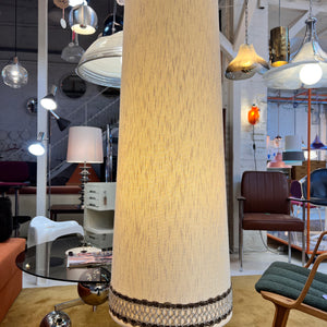 Stehlampe dunkelbraun beige Keramik von EEA Leuchten