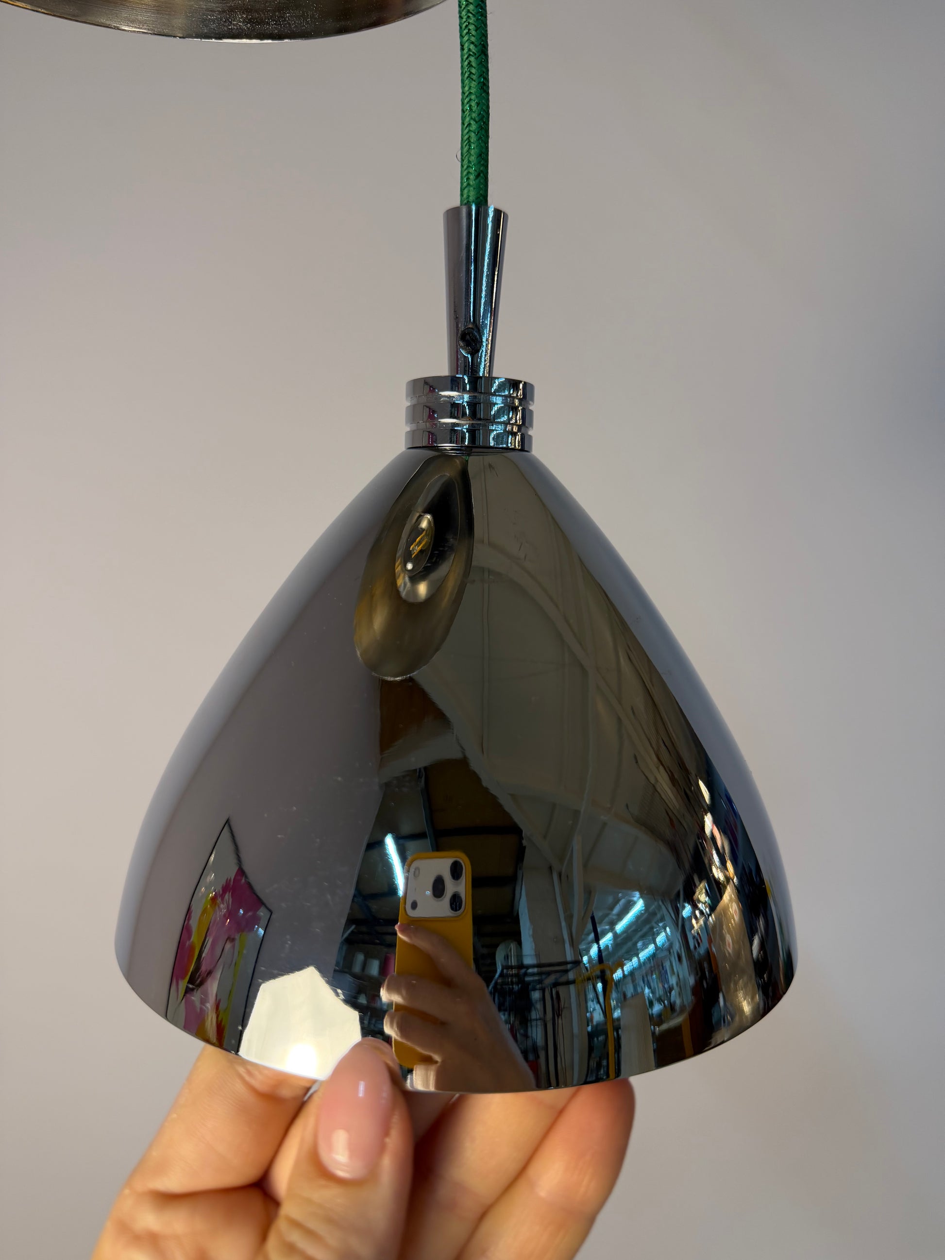 Hängelampe Chrom von Herstal