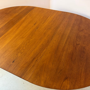 Runder Esstisch Modell 311 Teak von Peter Hvidt & Orla Mølgaard-Nielsen für Søborg Møbelfabrik