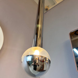 Hängelampe Big Globe Chrom 59 cm von Motoko Ishii für STAFF