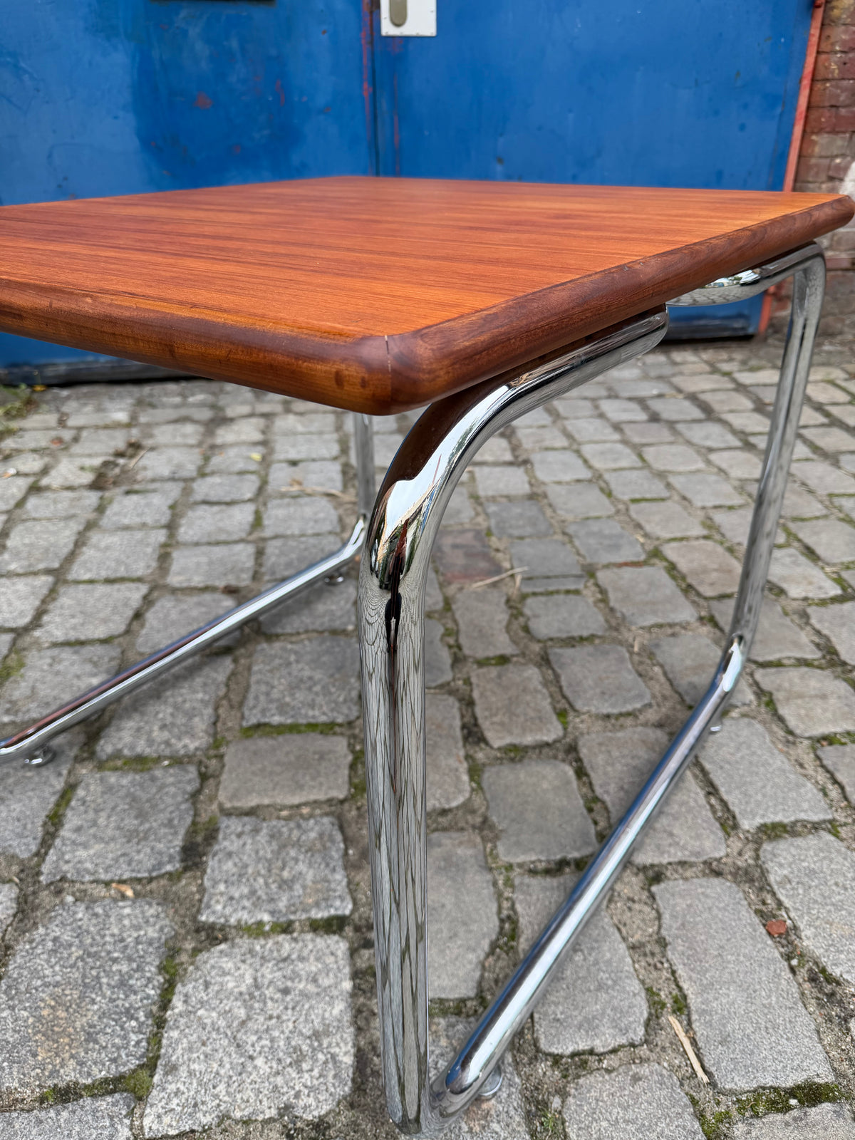 Esstisch Teak & Chrom