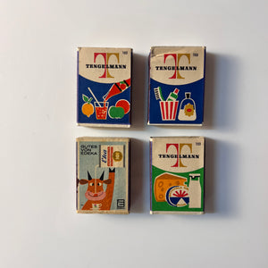 Set: Vintage Streichhölzer Tengelmann Edeka Sammlerobjekt