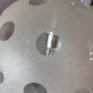 Hängelampe Glaskugel Chrom von Richard Essig