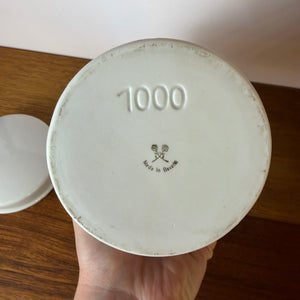 Apothekerdose Eucerin. Anhydric. weiß Porzellan - 1000 ml