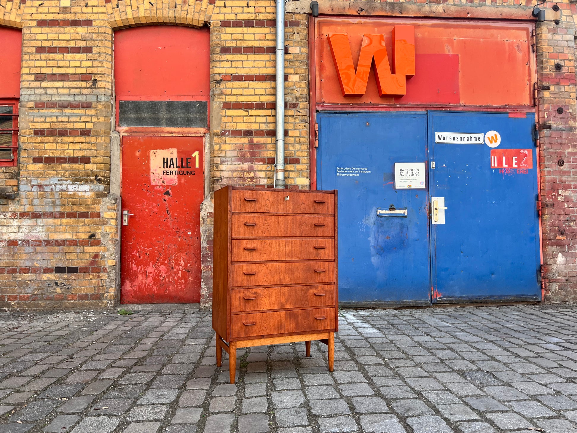 Kommode Teak von A. Ahlström Osakeyhtiö für Warkaus