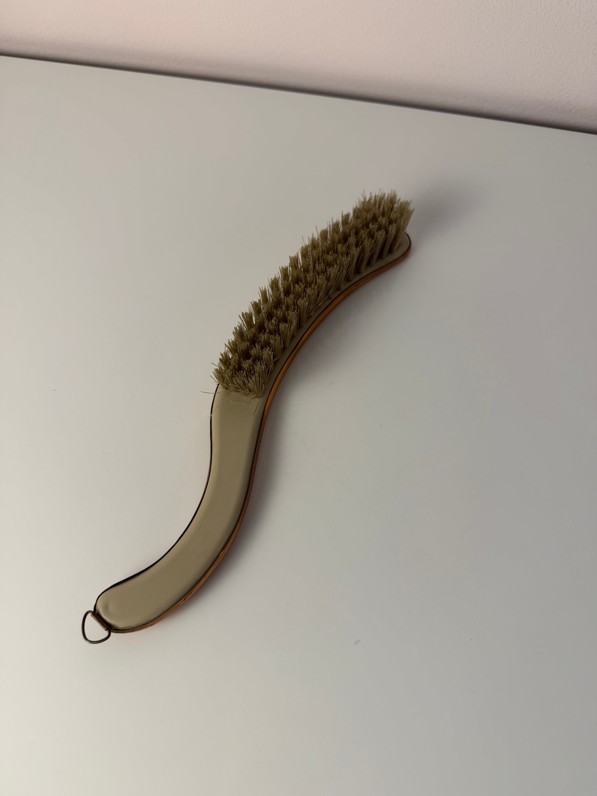 Handfeger mit Griff Kupferoptik