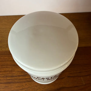 Apothekerdose Pasta Zinci Moll. weiß Porzellan - 1000 ml