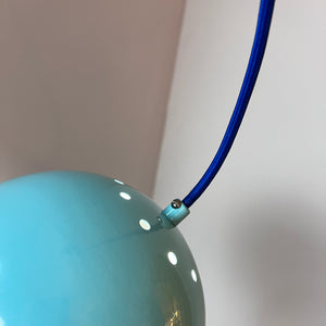 Kugellampe hellblau aus Dänemark