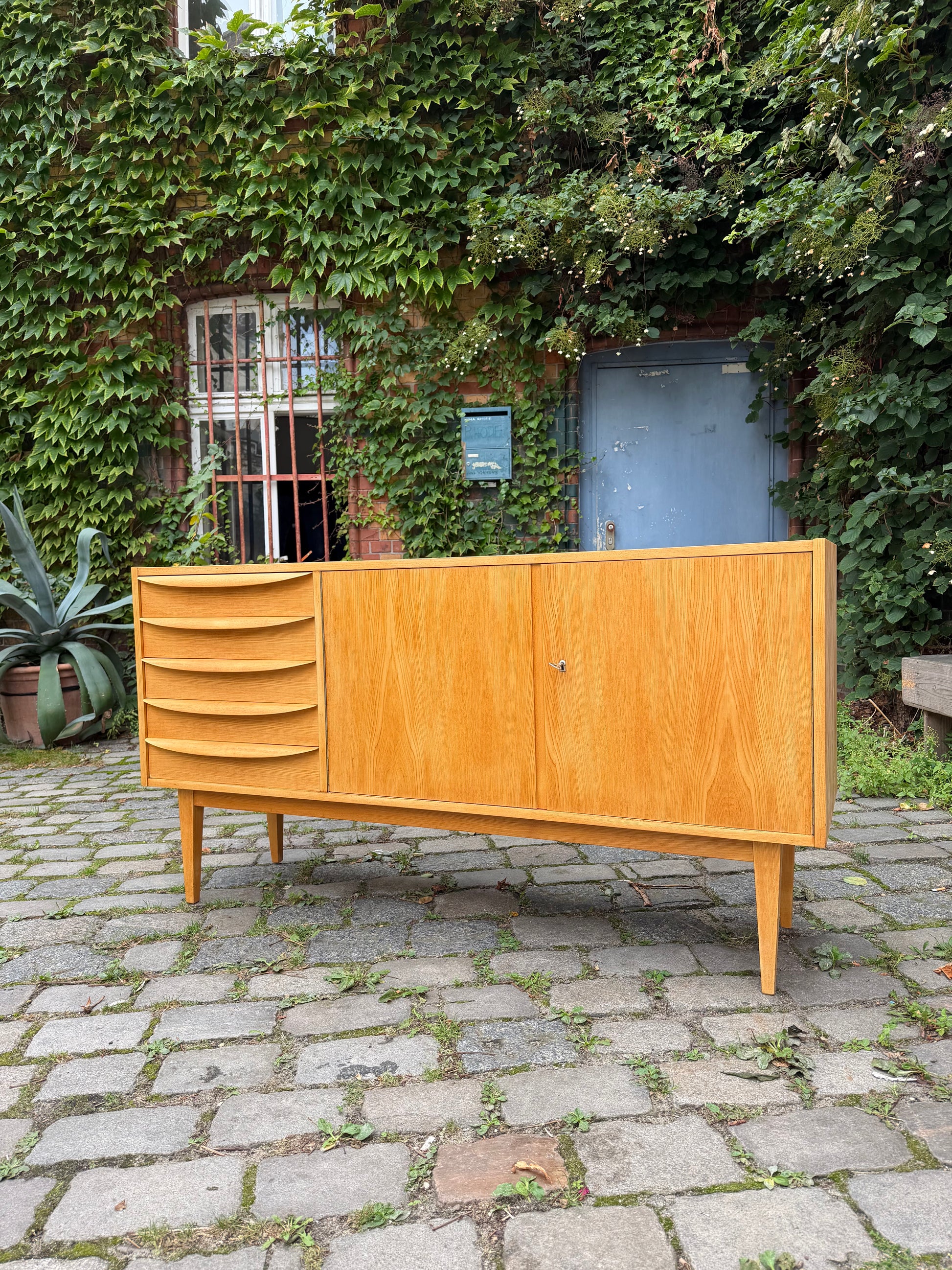 Sideboard Typ 602/K Esche von Franz Ehrlich für Hellerau