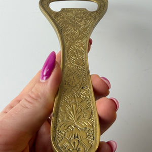 Flaschenöffner Messing