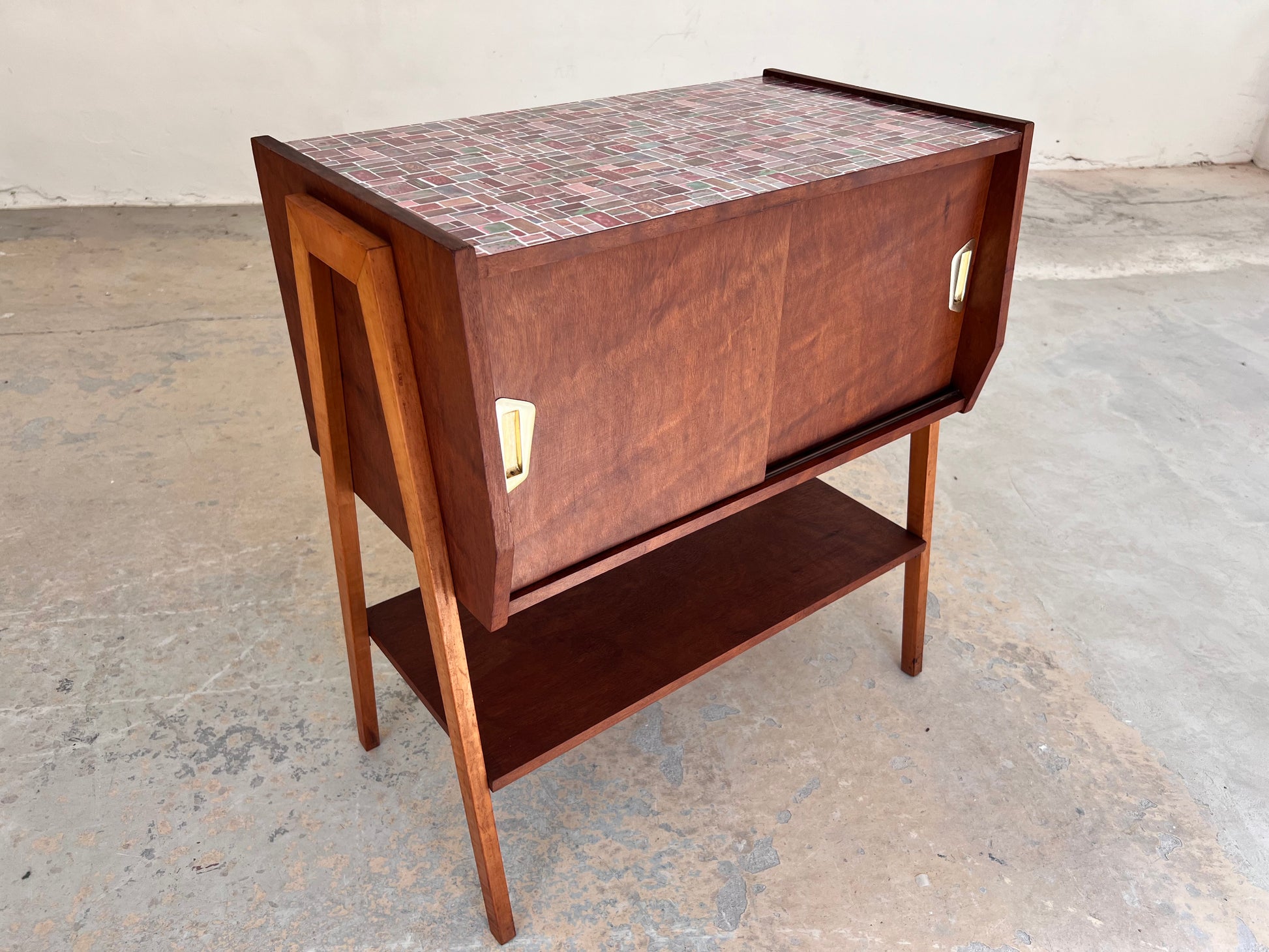 Kleiner Konsolentisch Teak aus Dänemark