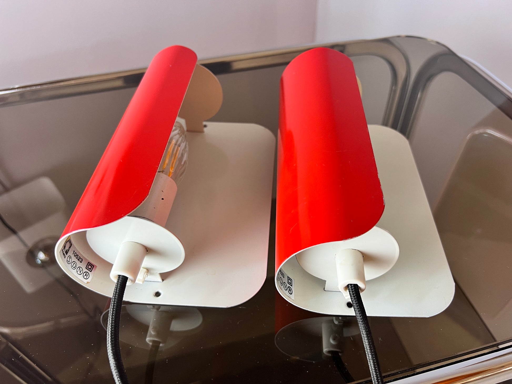 Set: 2x Wandlampe rot von Aneta